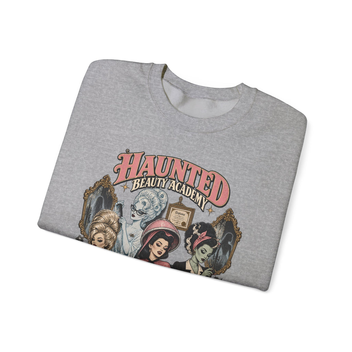Beauty Never Dies Gothic Crewneck Sweatshirt - Boo Crew Boutique