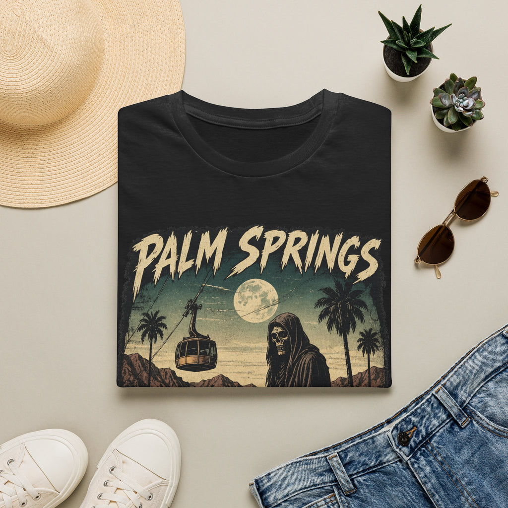 Palm Springs T‑Shirt — Vintage Desert Horror Graphic Tee - Boo Crew Boutique