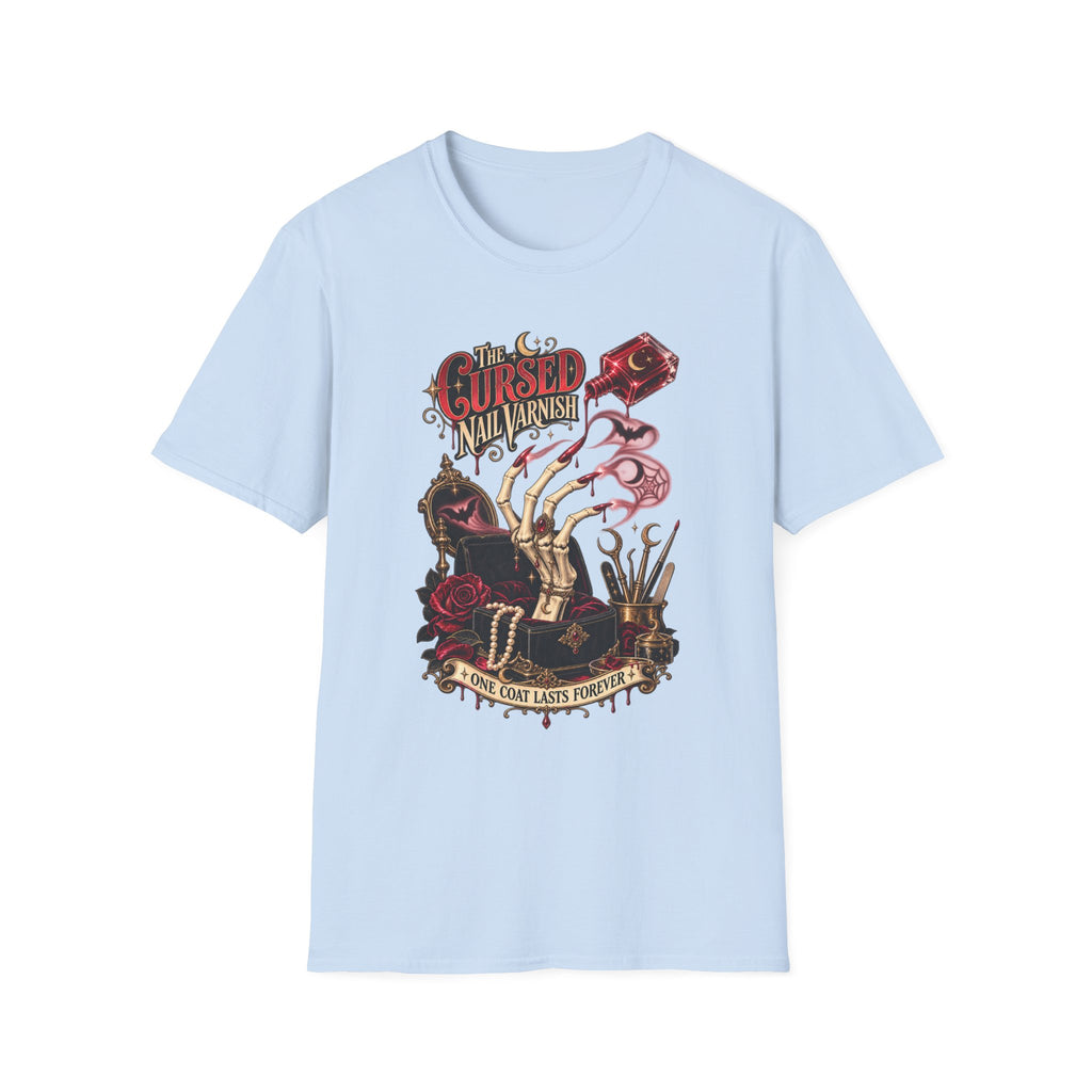 Cursed Hand Tarot Tee — Vintage Occult Graphic - Boo Crew Boutique