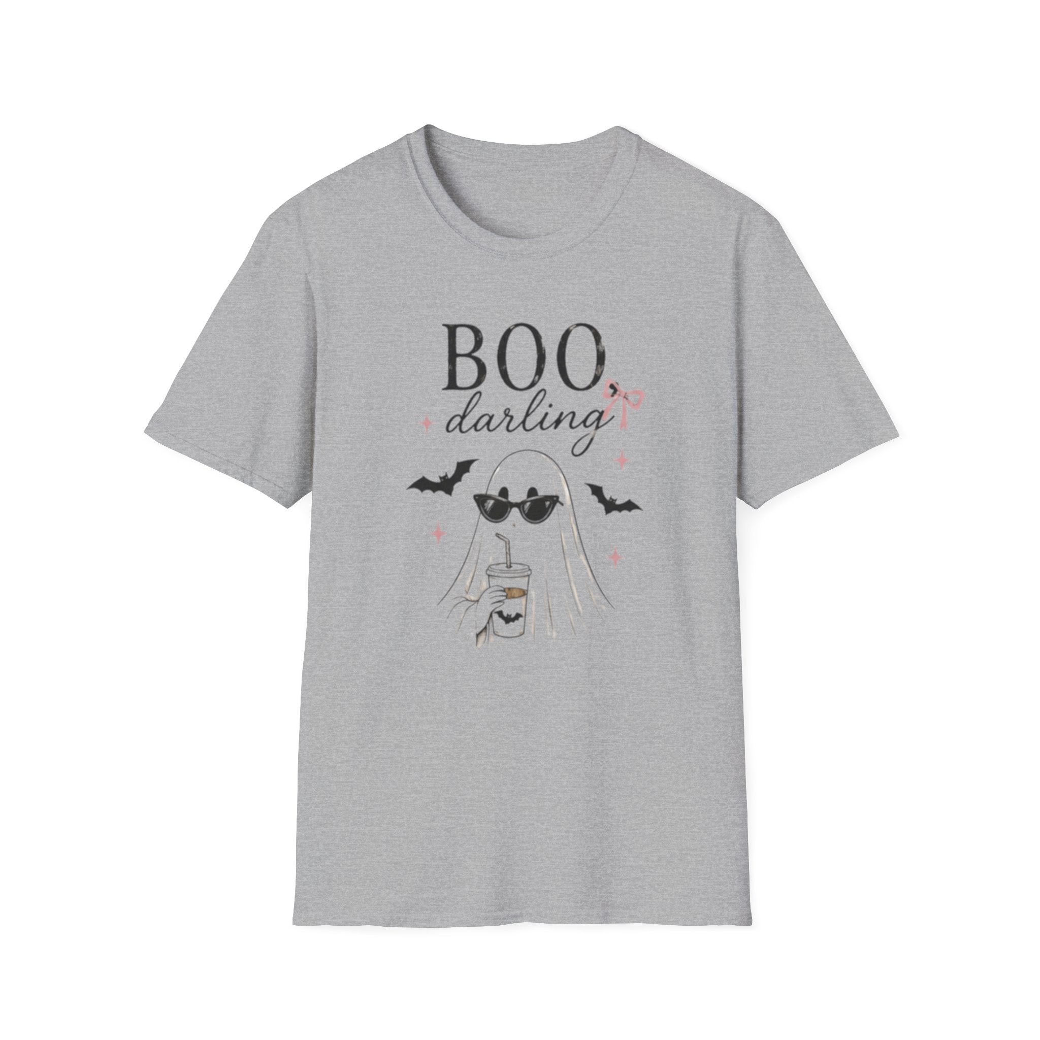 Boo Darling Halloween Tee — Cute Ghost with Sunglasses & Bats - Boo Crew Boutique