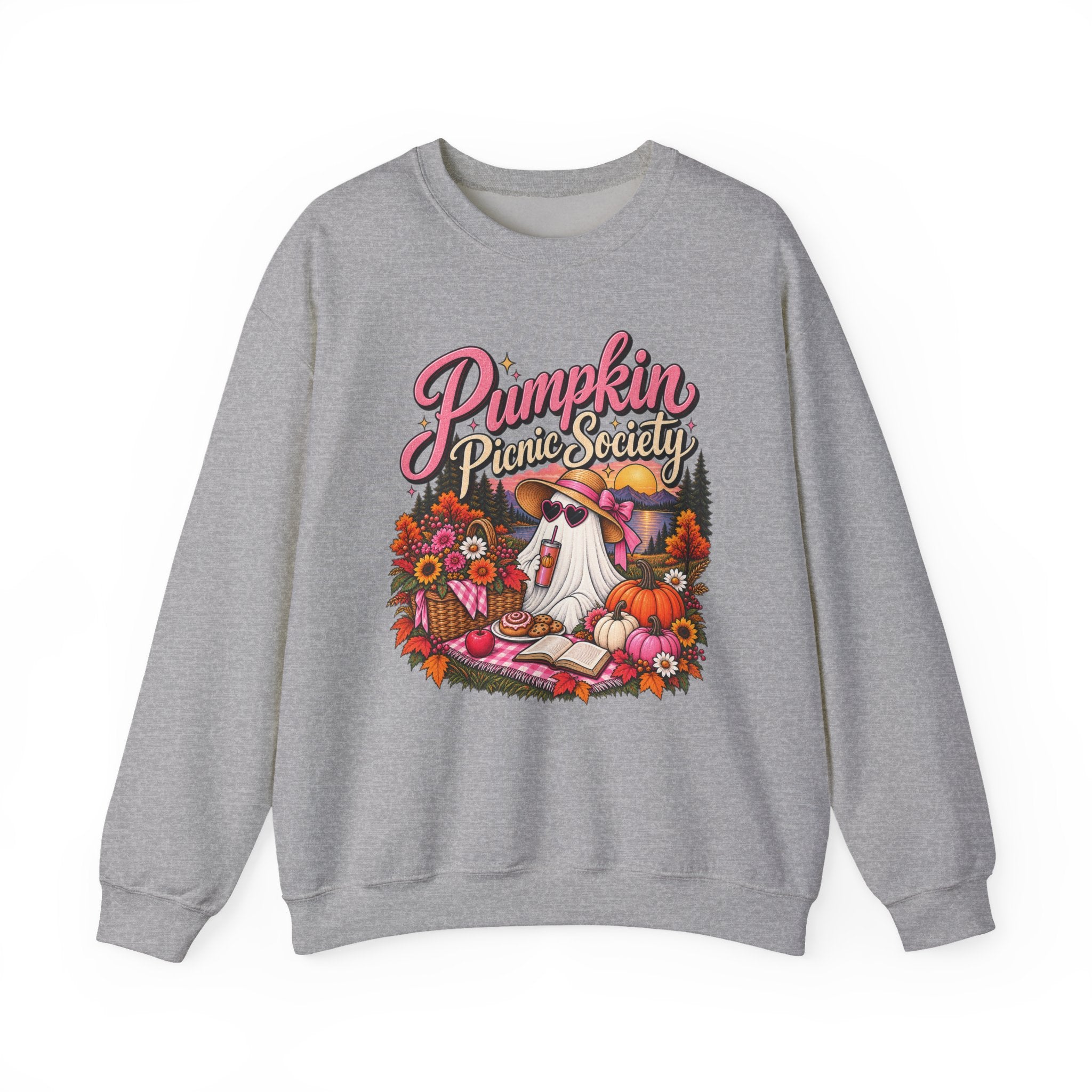 Sweatshirt — Pumpkin Picnic Society Fall Graphic Crewneck - Boo Crew Boutique