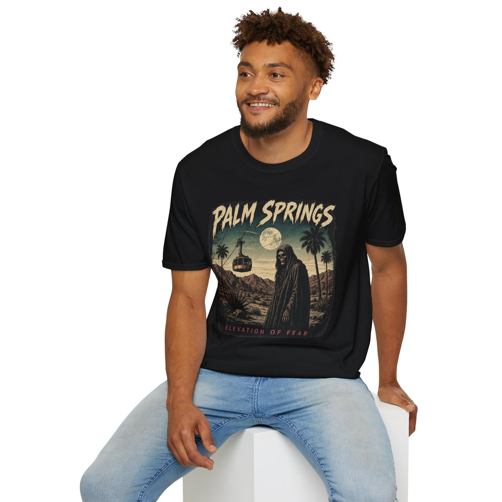 Palm Springs T‑Shirt — Vintage Desert Horror Graphic Tee - Boo Crew Boutique