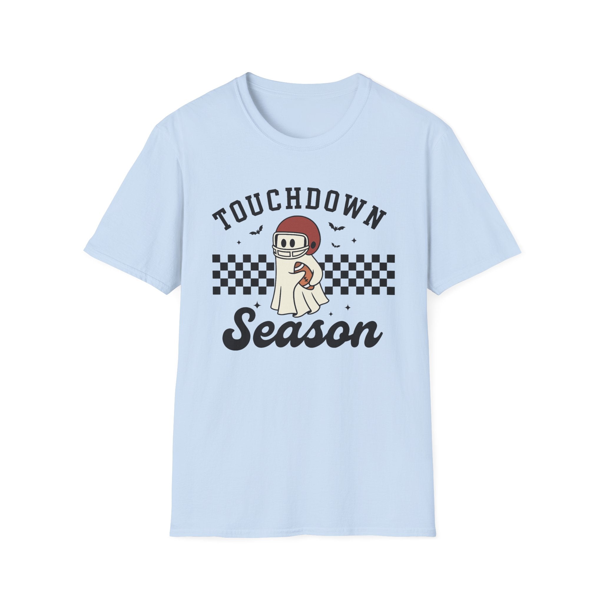 Touchdown Season T-Shirt — Vintage Football Ghost Helmet Design - Boo Crew Boutique