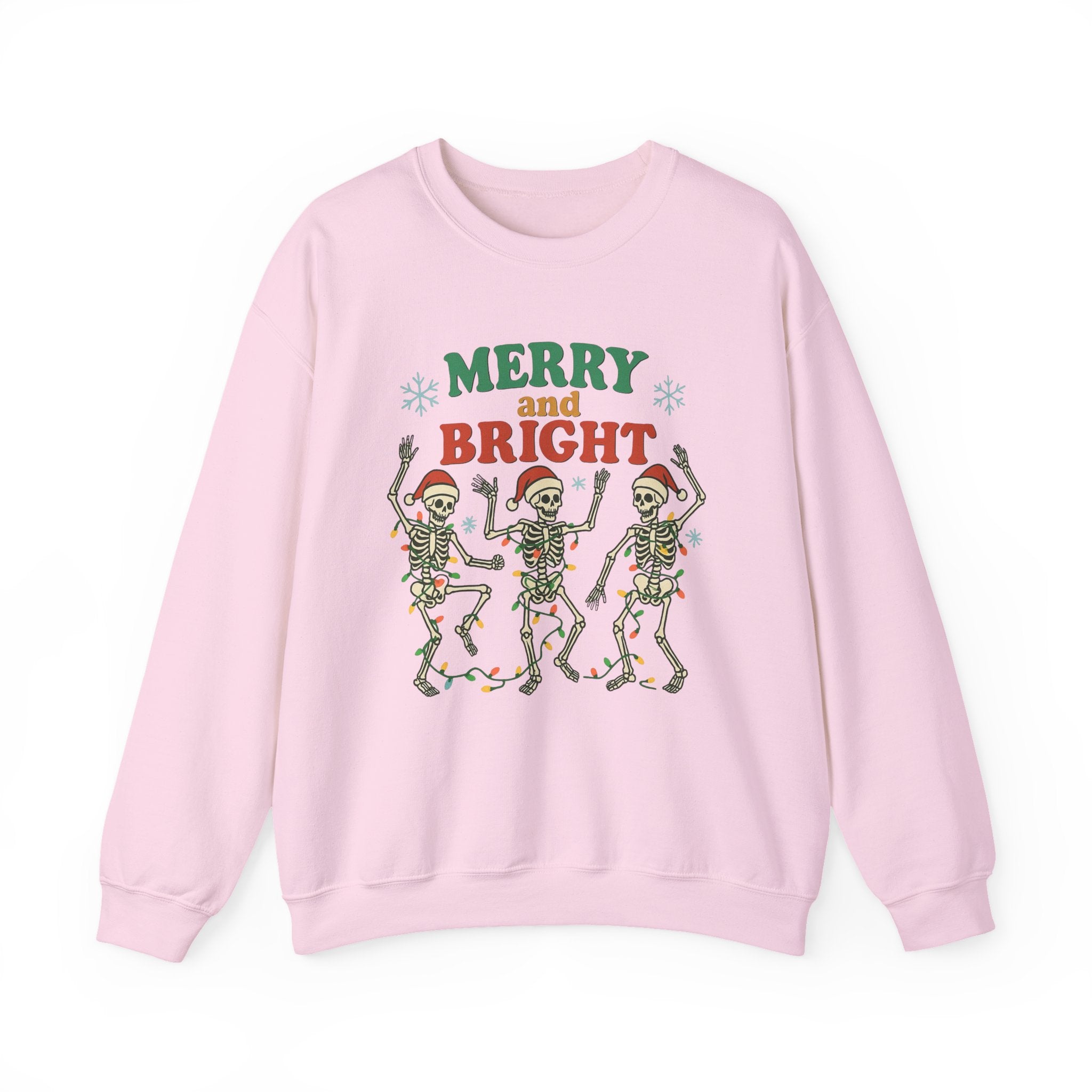 Merry and Bright Skeletons Sweatshirt