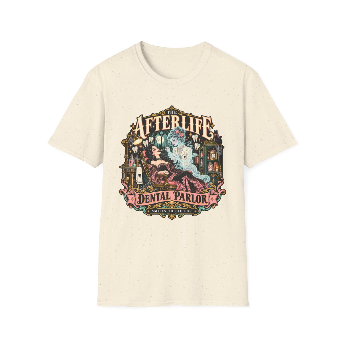Afterlife Dental Parlor Halloween Tee - Boo Crew Boutique