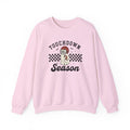 Touchdown Season Crewneck Sweatshirt — Vintage Football Dog Graphic - Boo Crew Boutique