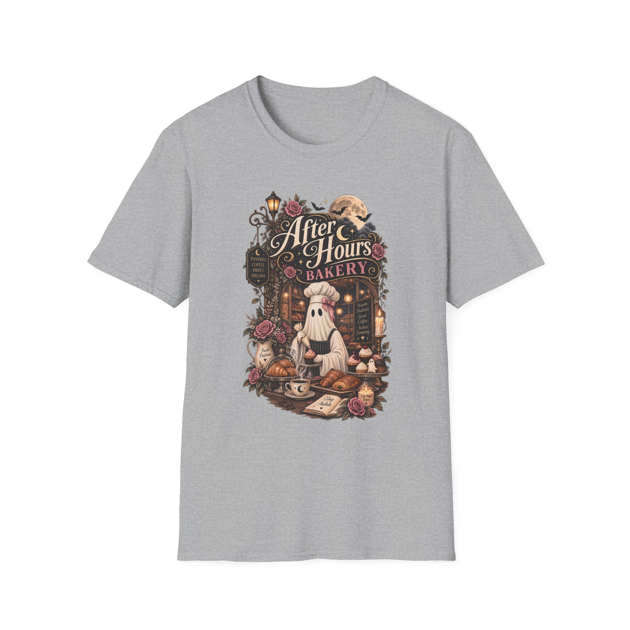 After Hours Bakery Tee | Cottagecore Halloween Tee - Boo Crew Boutique