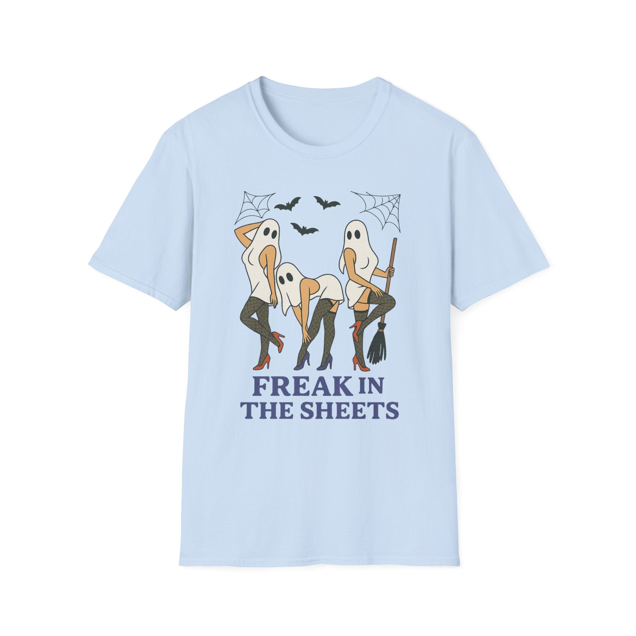 Freak in the Sheets Halloween T-Shirt — Funny Ghost Costume Party Tee