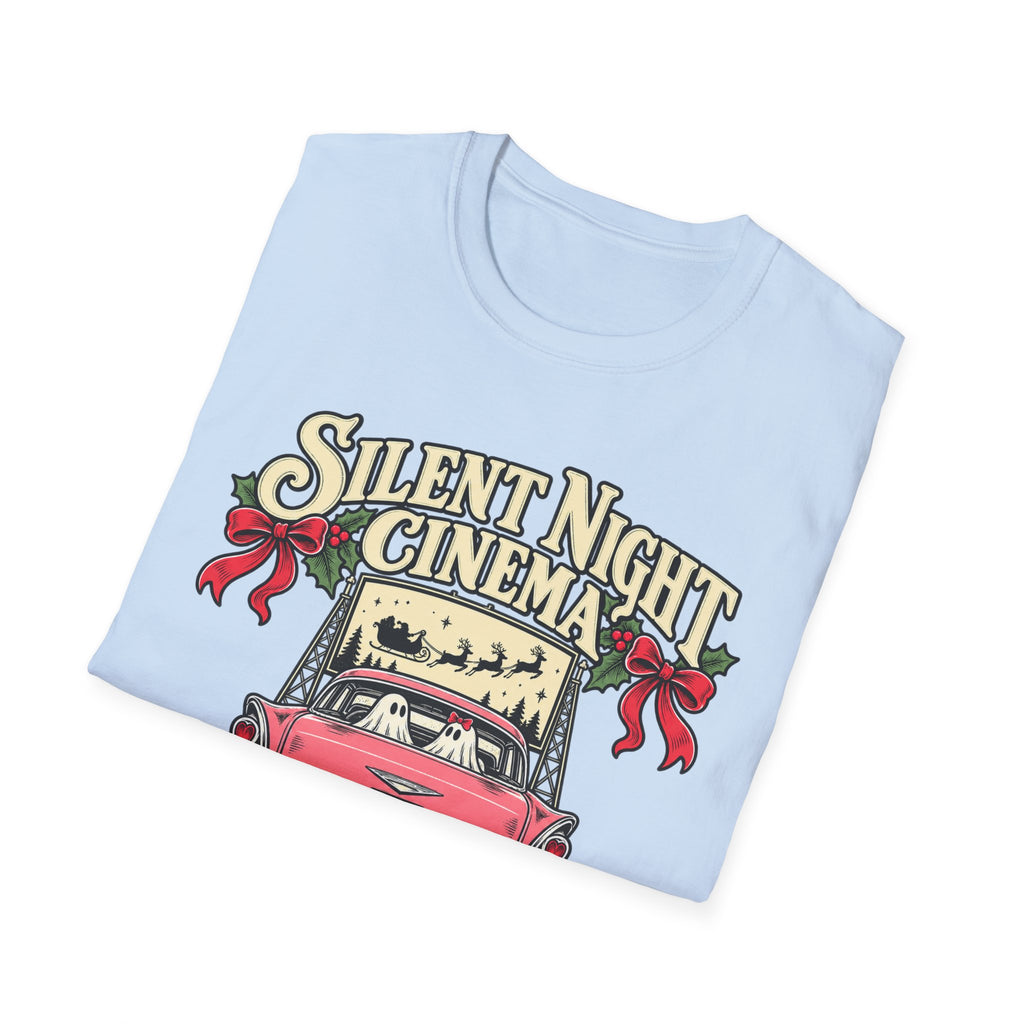 Silent Night Cinema Christmas Movie T-Shirt - Boo Crew Boutique