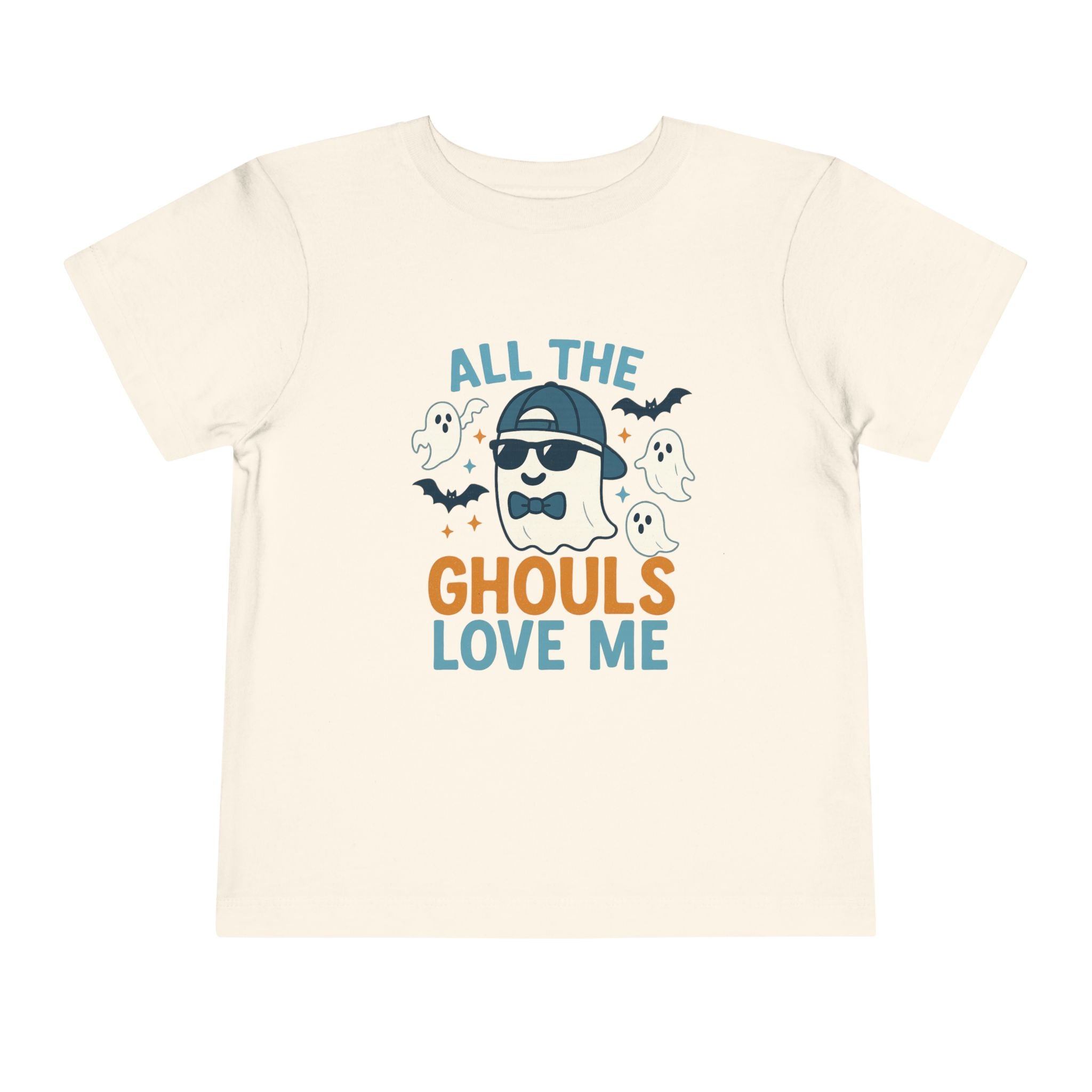 Toddler Tee — "All the Ghouls Love Me" Halloween Ghost Shirt - Boo Crew Boutique