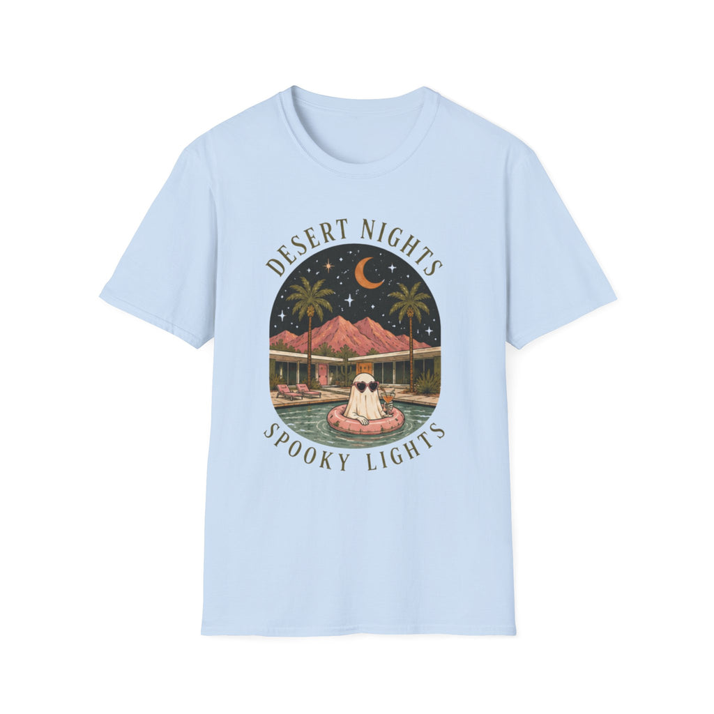 Desert Nights T-Shirt — Retro Moonlit Palm Graphic Tee - Boo Crew Boutique