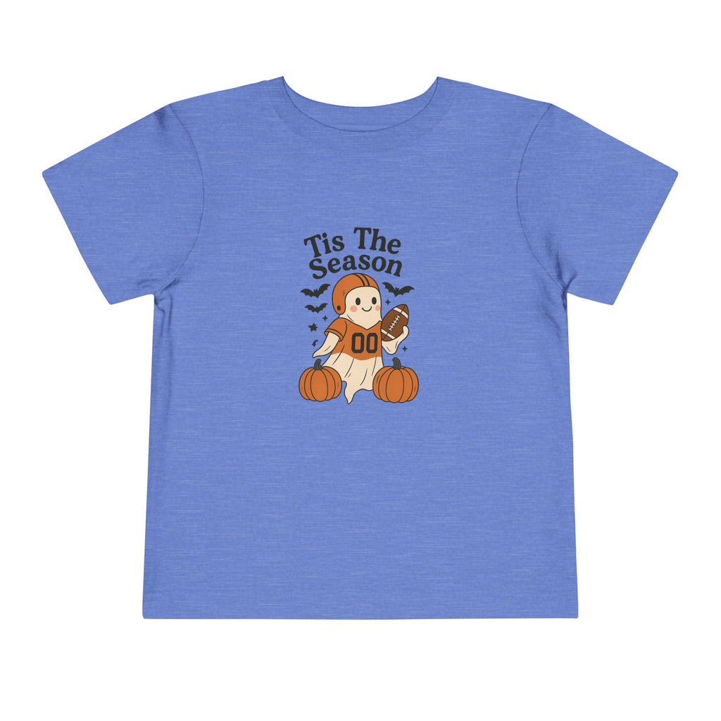 Toddler Tee - "Tis The Season" Pumpkin Football Sloth Fall Shirt - Boo Crew Boutique