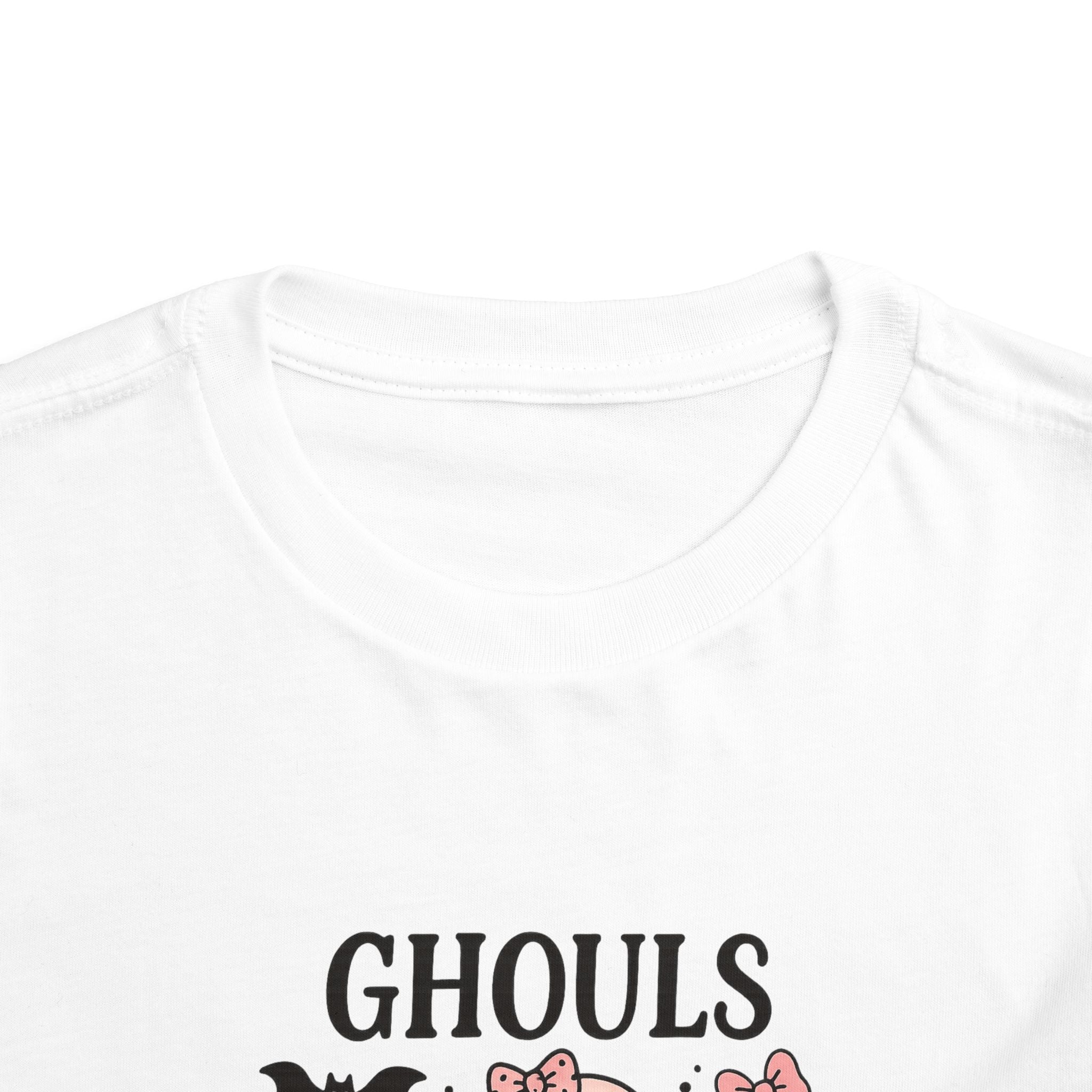 Toddler Halloween Tee - "Ghouls Just Wanna Have Fun" Cute Ghost & Pumpkins