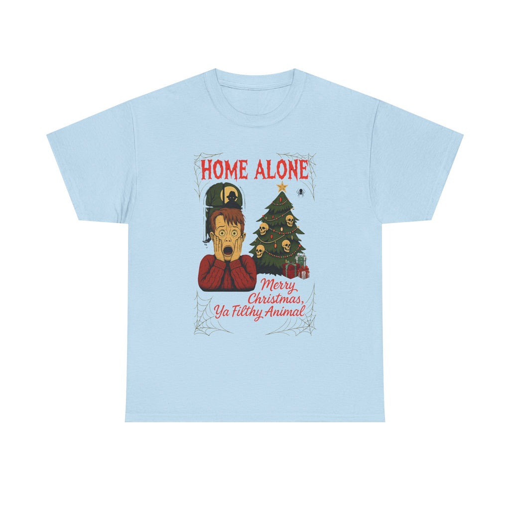 Home Alone Christmas Tee | Merry Christmas Ya Filthy Animal, Merry Creepmas, Gift for Christmas Movie Lover, Spooky Xmas Attire - Boo Crew Boutique