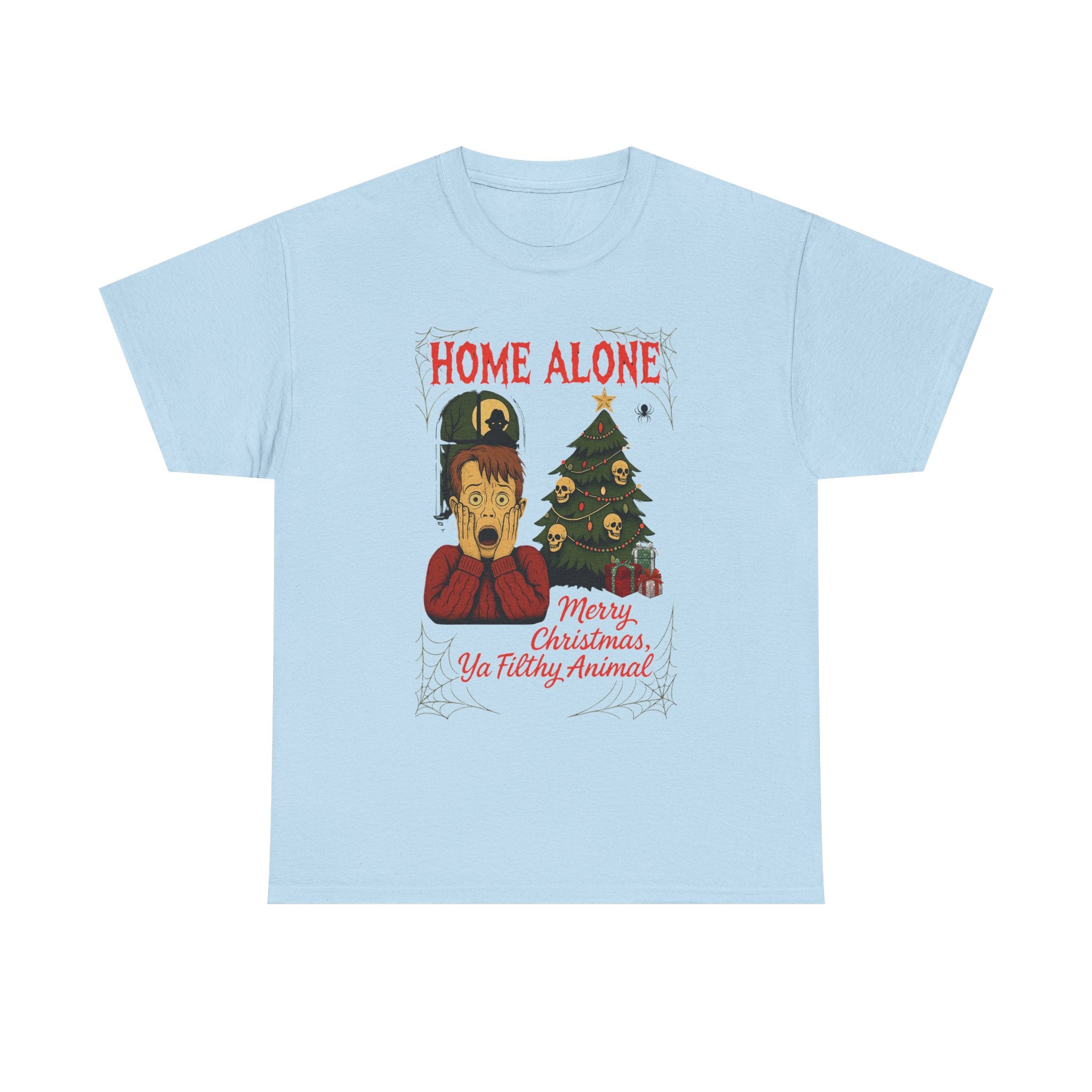 Home Alone Christmas Tee | Merry Christmas Ya Filthy Animal, Merry Creepmas, Gift for Christmas Movie Lover, Spooky Xmas Attire - Boo Crew Boutique