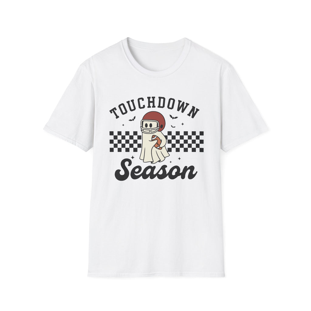 Touchdown Season T-Shirt — Vintage Football Ghost Helmet Design - Boo Crew Boutique