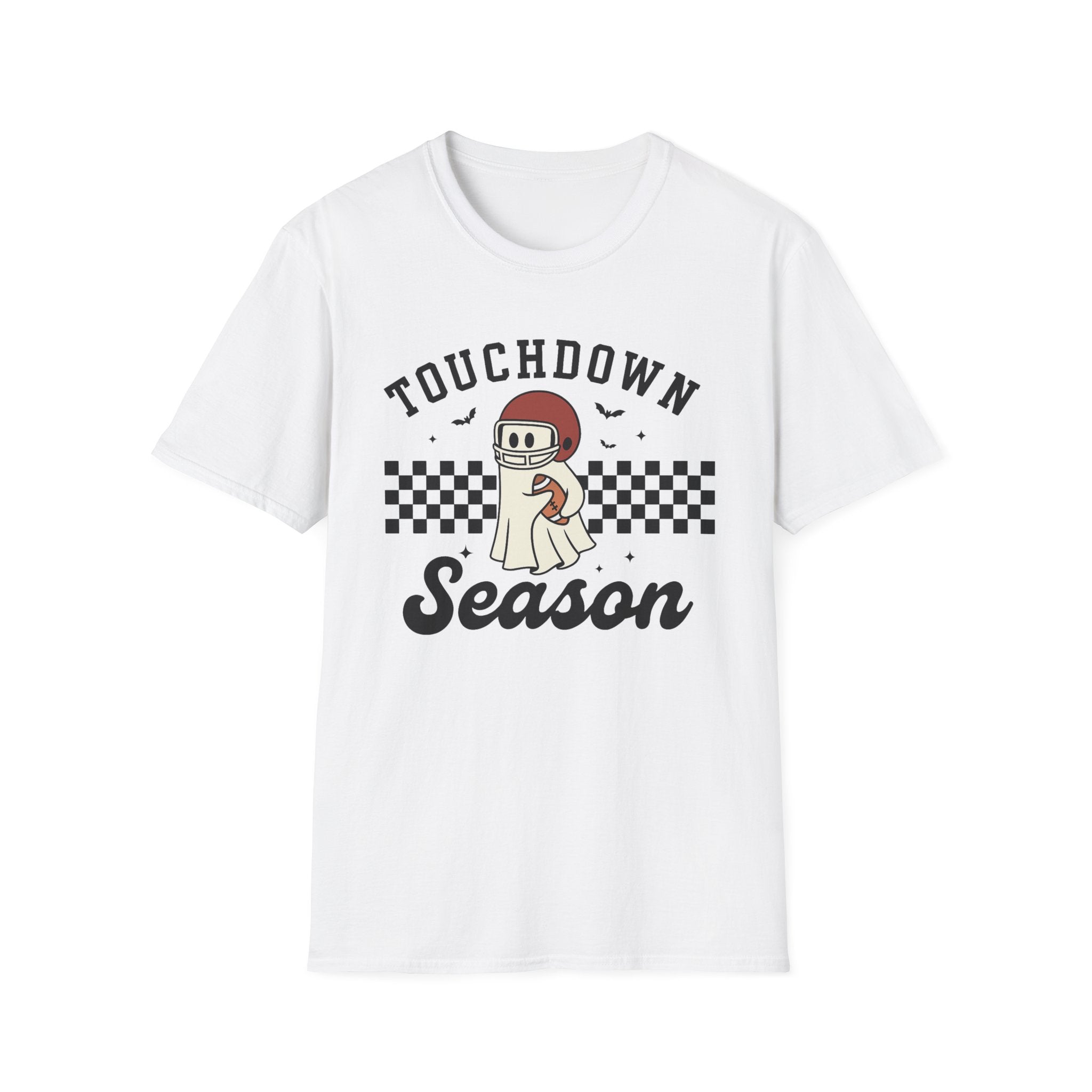 Touchdown Season T-Shirt — Vintage Football Ghost Helmet Design - Boo Crew Boutique