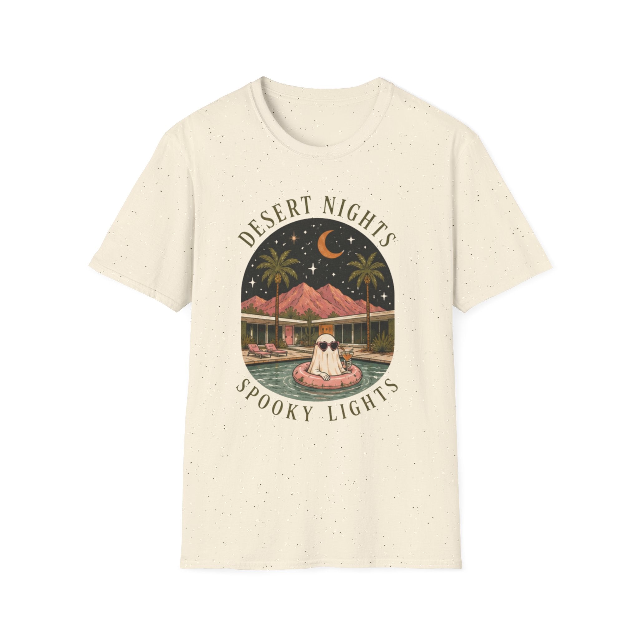 Desert Nights T-Shirt — Retro Moonlit Palm Graphic Tee - Boo Crew Boutique