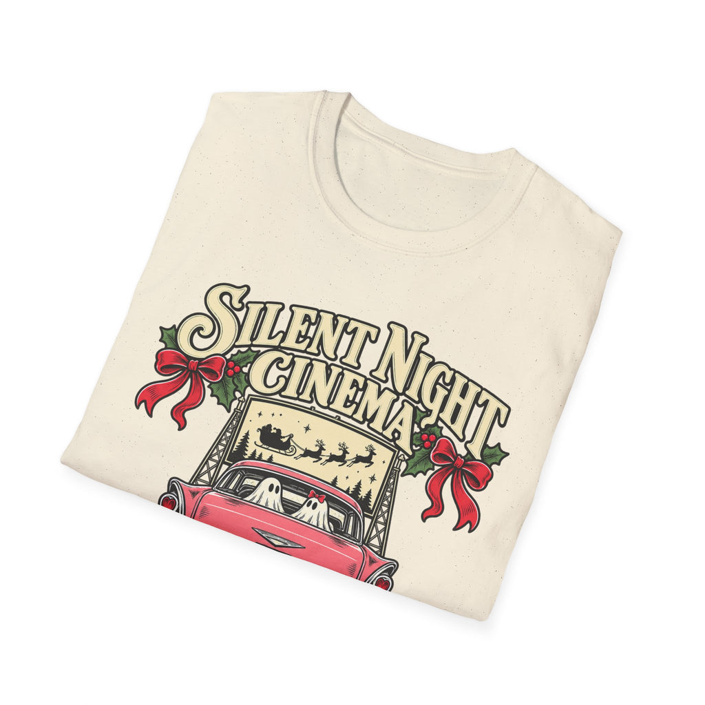 Silent Night Cinema Christmas Movie T-Shirt - Boo Crew Boutique