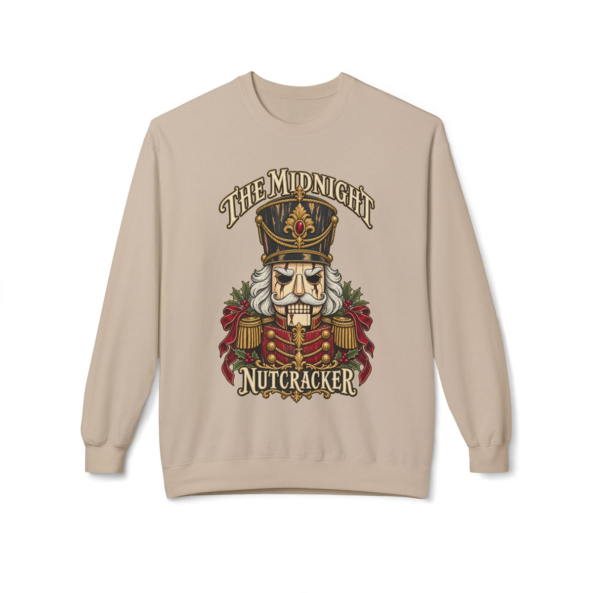 The Midnight Nutcracker Christmas Crewneck Sweatshirt - Boo Crew Boutique