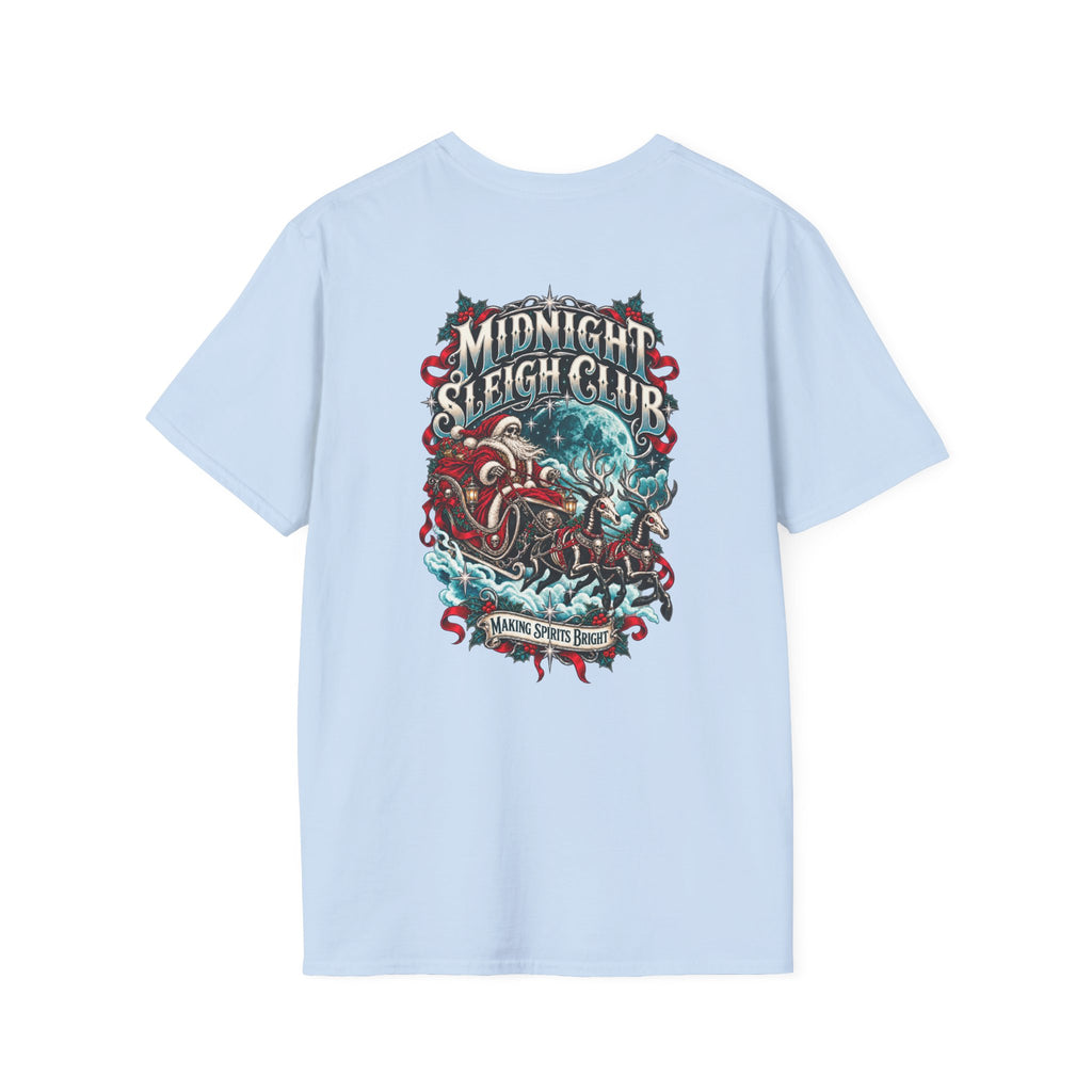 Midnight Sleigh Club Christmas Graphic T-Shirt - Boo Crew Boutique