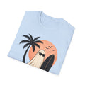 Ghost Surf T-Shirt — "Salty & Spooky" Beach Graphic Tee - Boo Crew Boutique