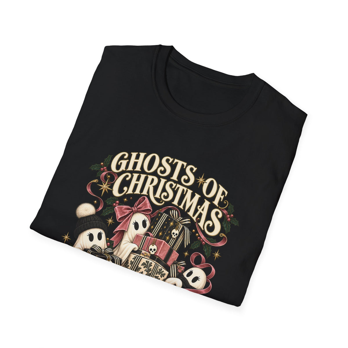 Ghosts of Christmas Presents Holiday T-Shirt - Boo Crew Boutique