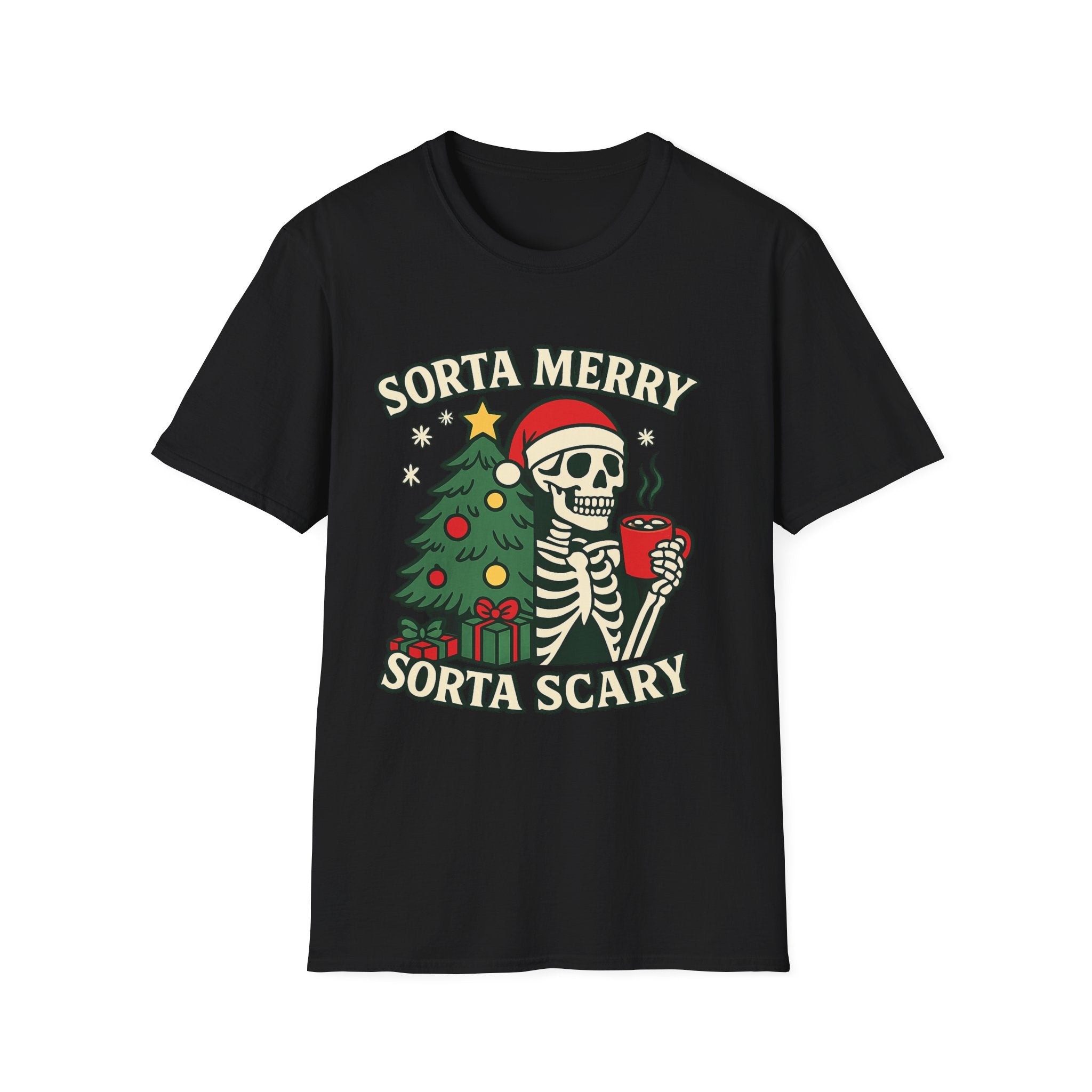 Sorta Merry Sorta Scary Christmas T-Shirt - Boo Crew Boutique