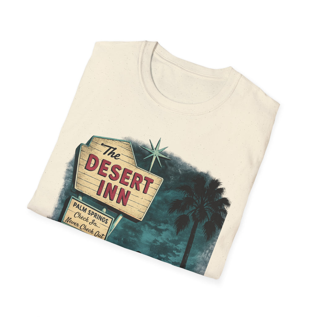 Retro Palm Springs Motel Vintage Sign Tee - Boo Crew Boutique