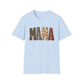 Mama Leopard & Floral T-Shirt — Mama Graphic Tee for Mothers Day & Everyday - Boo Crew Boutique