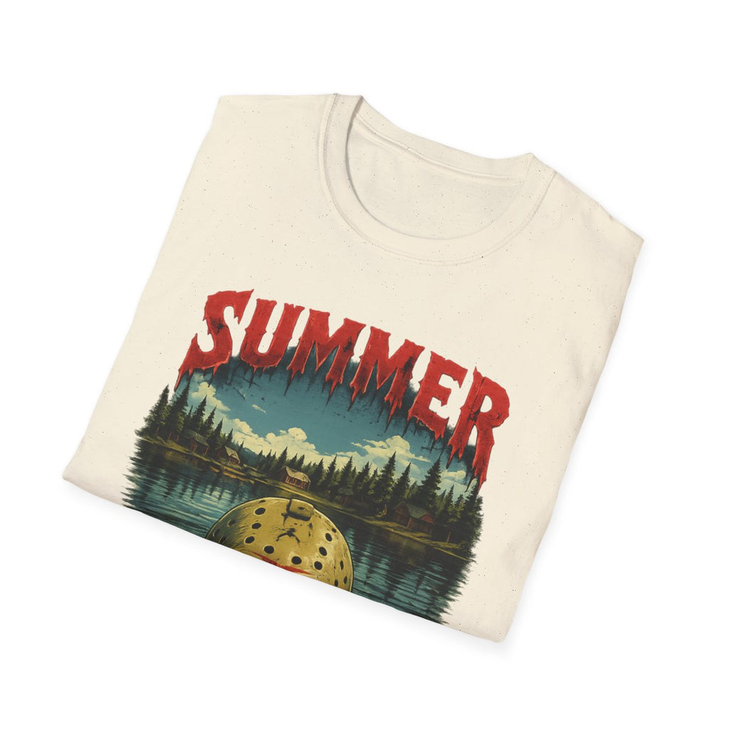 Summer Camp Crystal Lake T-Shirt — Retro Horror Lake Graphic