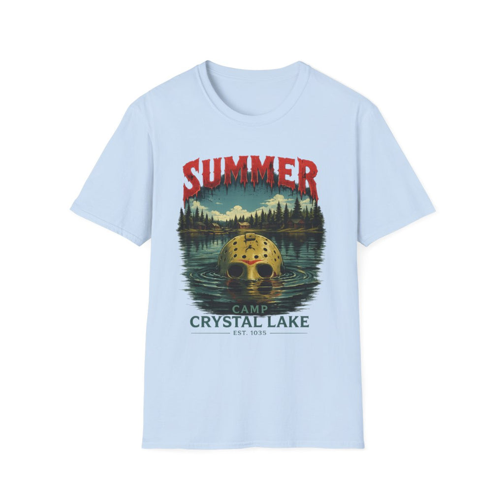 Summer Camp Crystal Lake T-Shirt — Retro Horror Lake Graphic