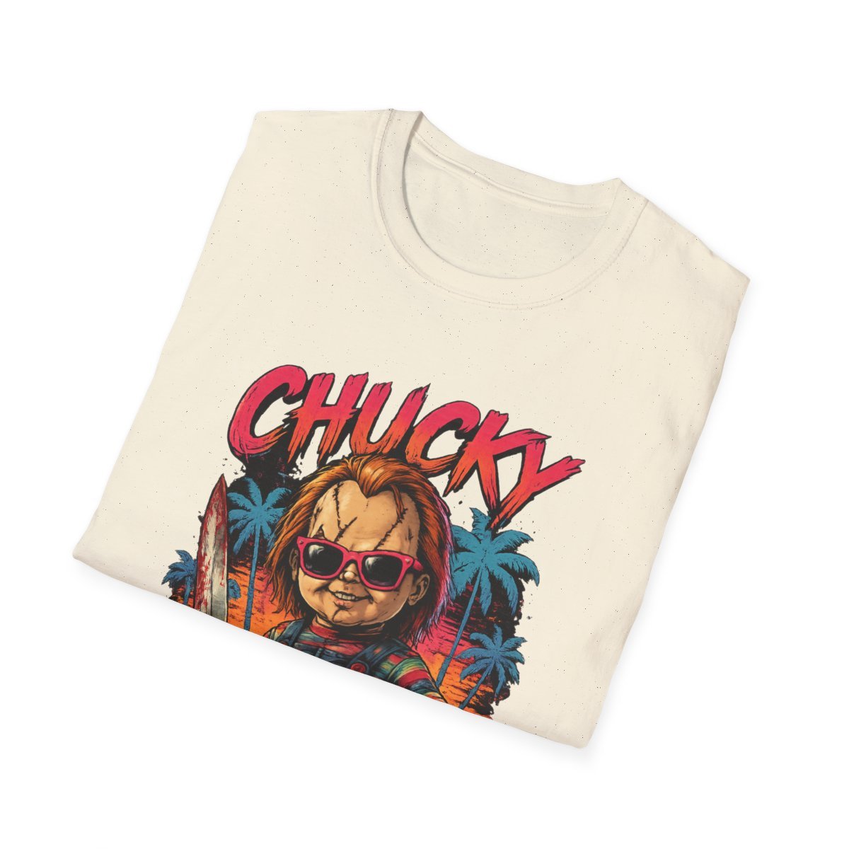 Chucky "Fun in the Sun" Horror Beach T-Shirt - Boo Crew Boutique