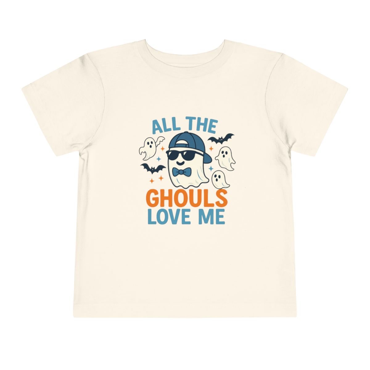 Toddler Tee — "All the Ghouls Love Me" Halloween Ghost Shirt - Boo Crew Boutique