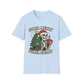 Sorta Merry, Sorta Scary Christmas T-Shirt — Skeleton Holiday Tee - Boo Crew Boutique