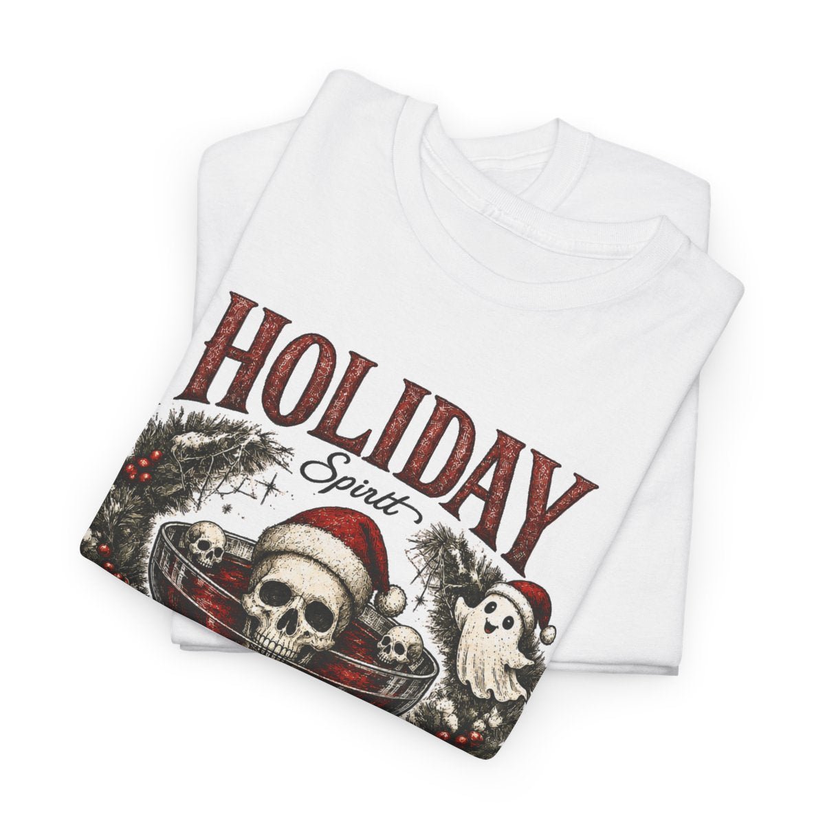 Holiday Cocktail Club T-Shirt — Festive Christmas Cocktail Graphic Tee - Boo Crew Boutique