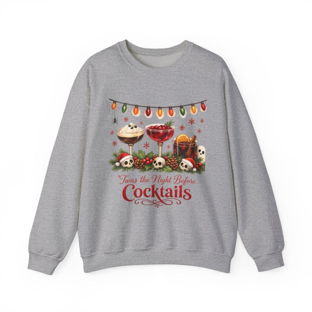 Making Spirits Fright Crewneck Sweatshirt — Spooky Christmas Holiday Graphic - Boo Crew Boutique