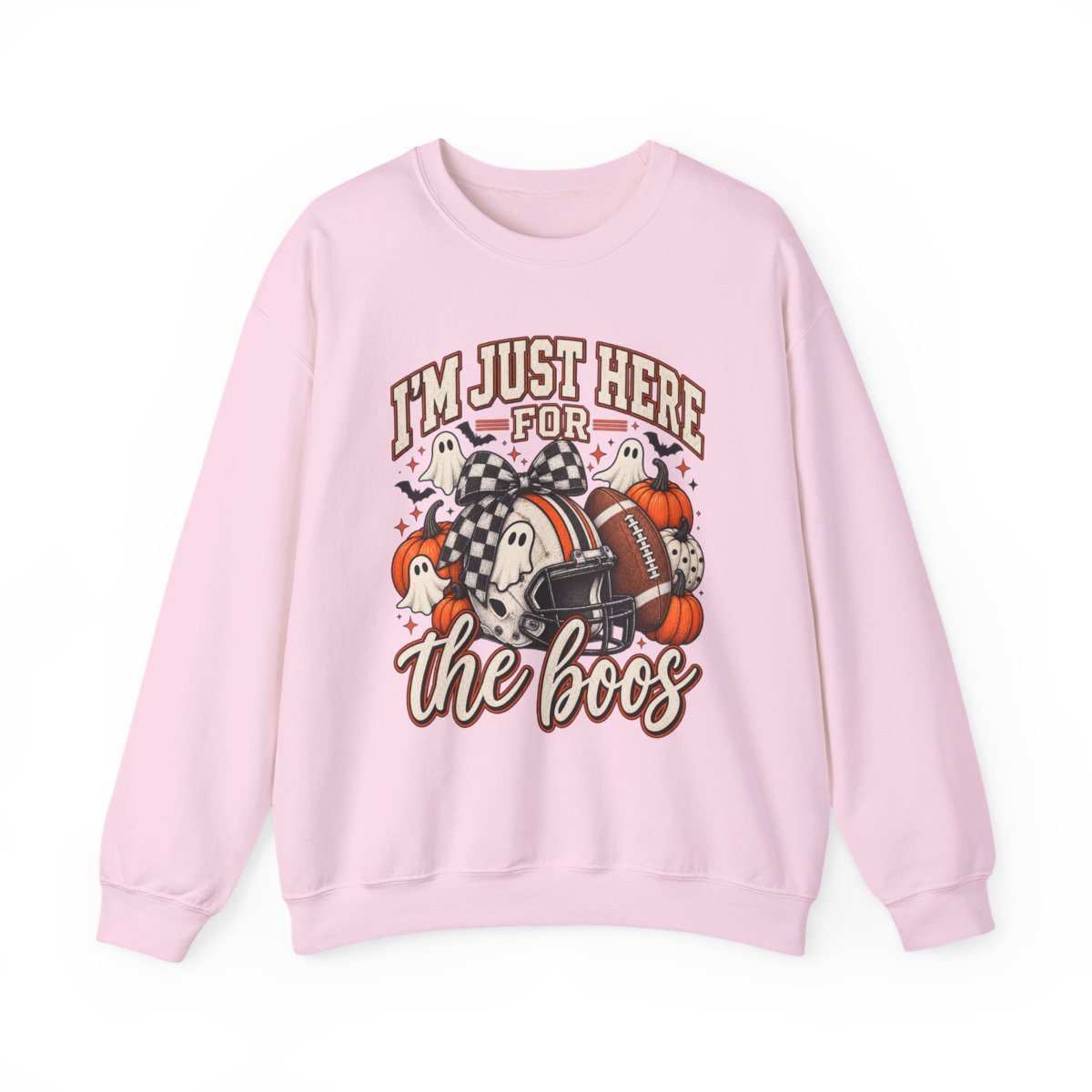 Halloween 'I'm Just Here for the Boos' Sweatshirt - Boo Crew Boutique