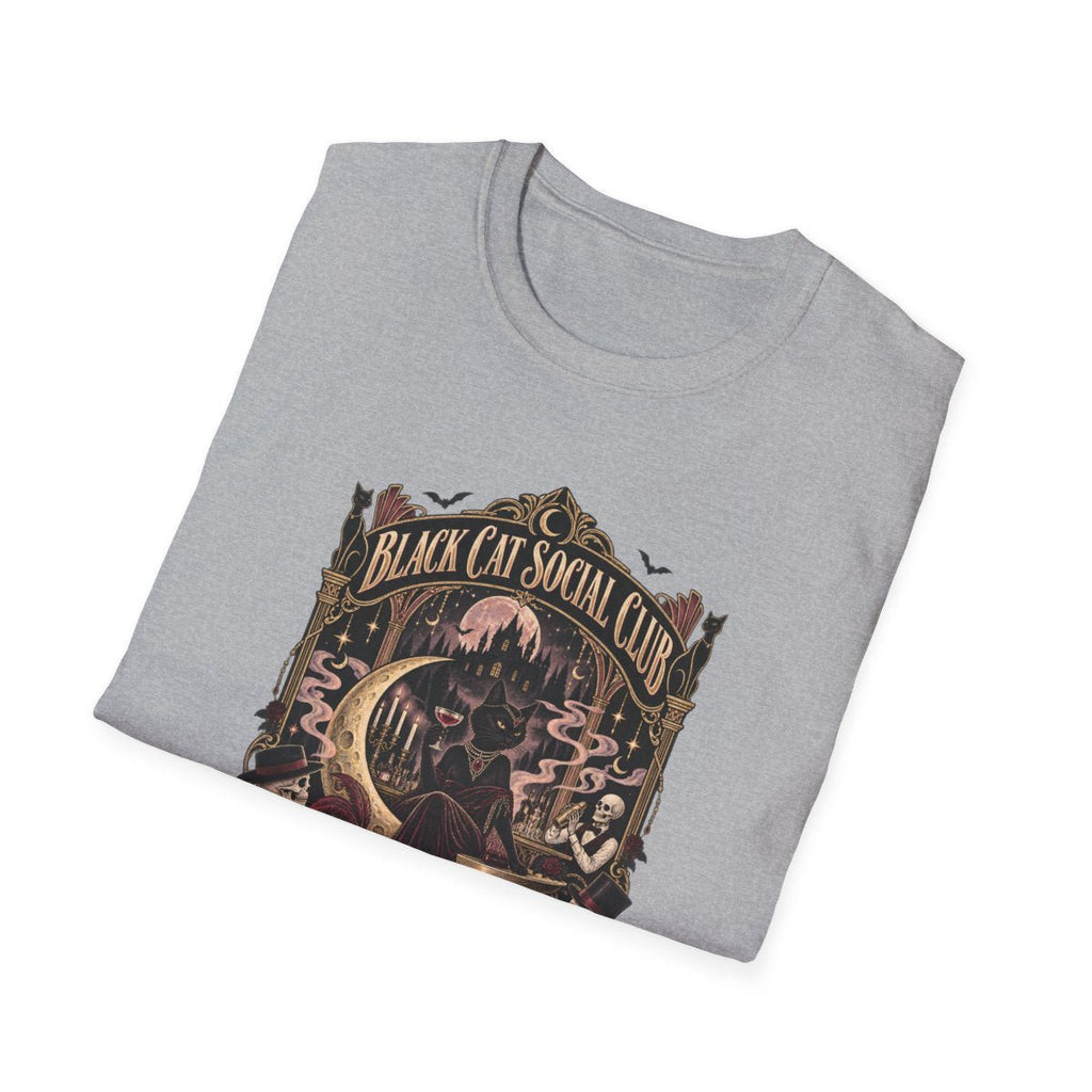 Black Cat Social Club Tee - Boo Crew Boutique