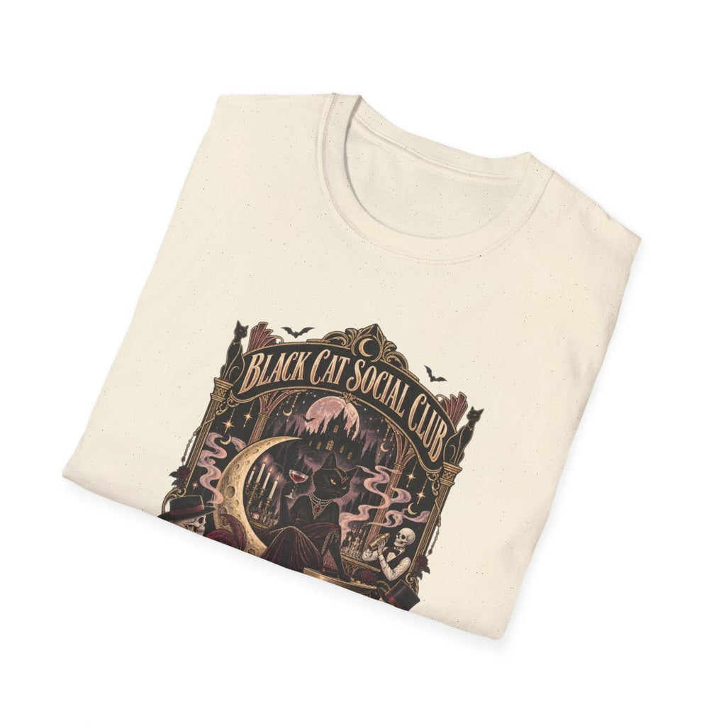 Black Cat Social Club Tee - Boo Crew Boutique
