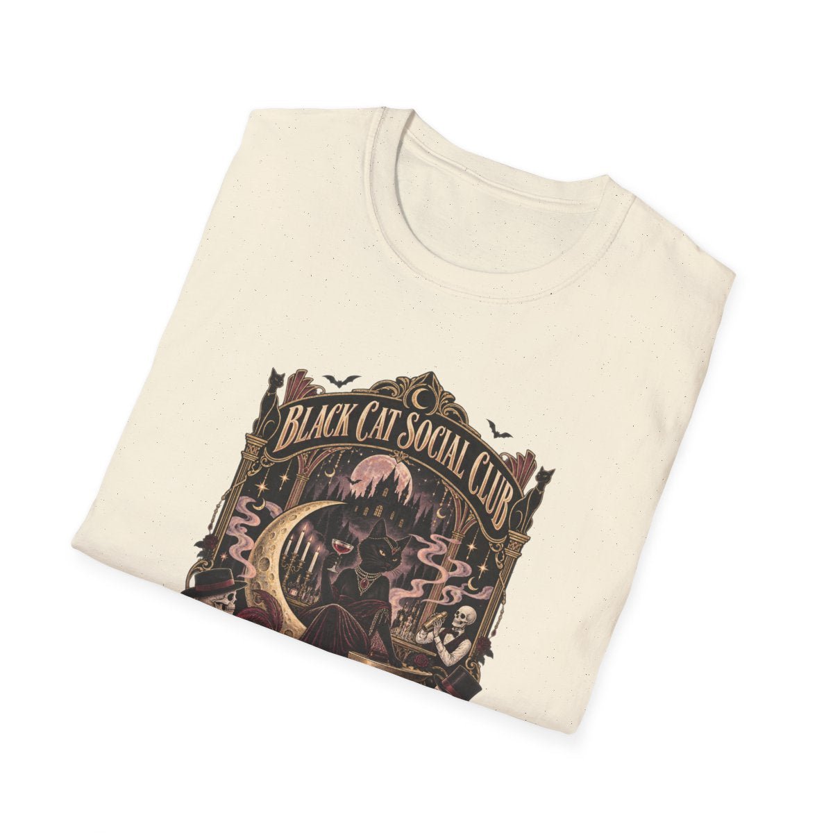 Black Cat Social Club Tee - Boo Crew Boutique