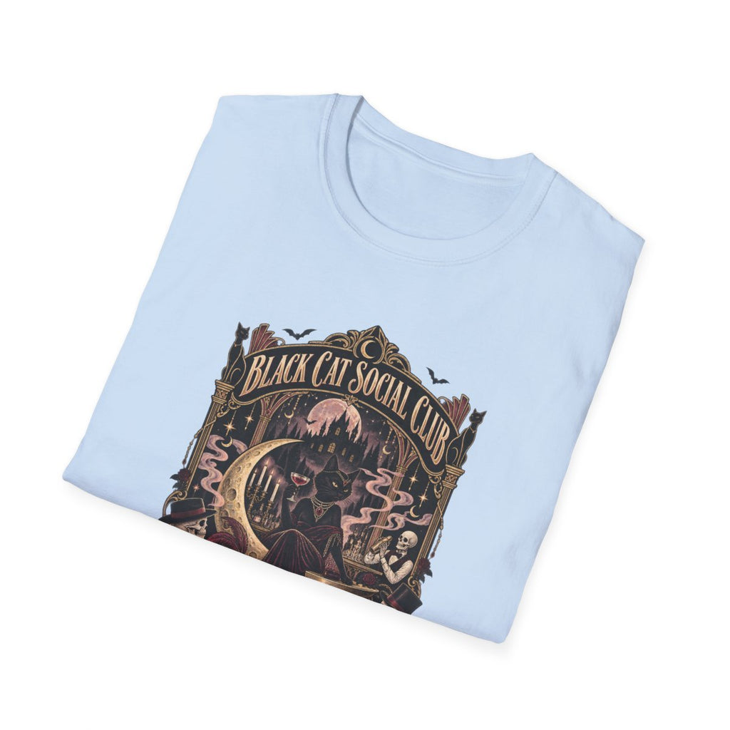 Black Cat Social Club Tee - Boo Crew Boutique
