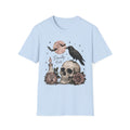 Deadly Cute Crow & Skull Graphic T-Shirt