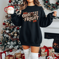Spooky Christmas Sweatshirt - Merry Creepmas Style, Unisex Apparel, Xmas Horror, Perfect for Parties, Gift for Halloween Lovers