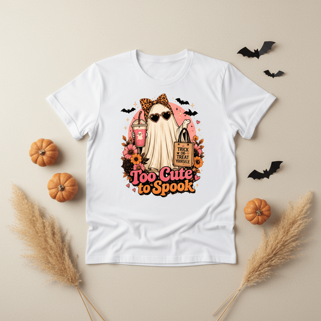 Too Cute To Spook Halloween T-Shirt - Boo Crew Boutique