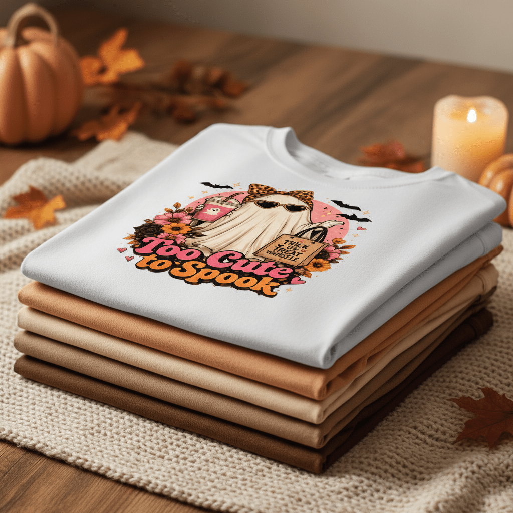Too Cute To Spook Halloween T-Shirt - Boo Crew Boutique