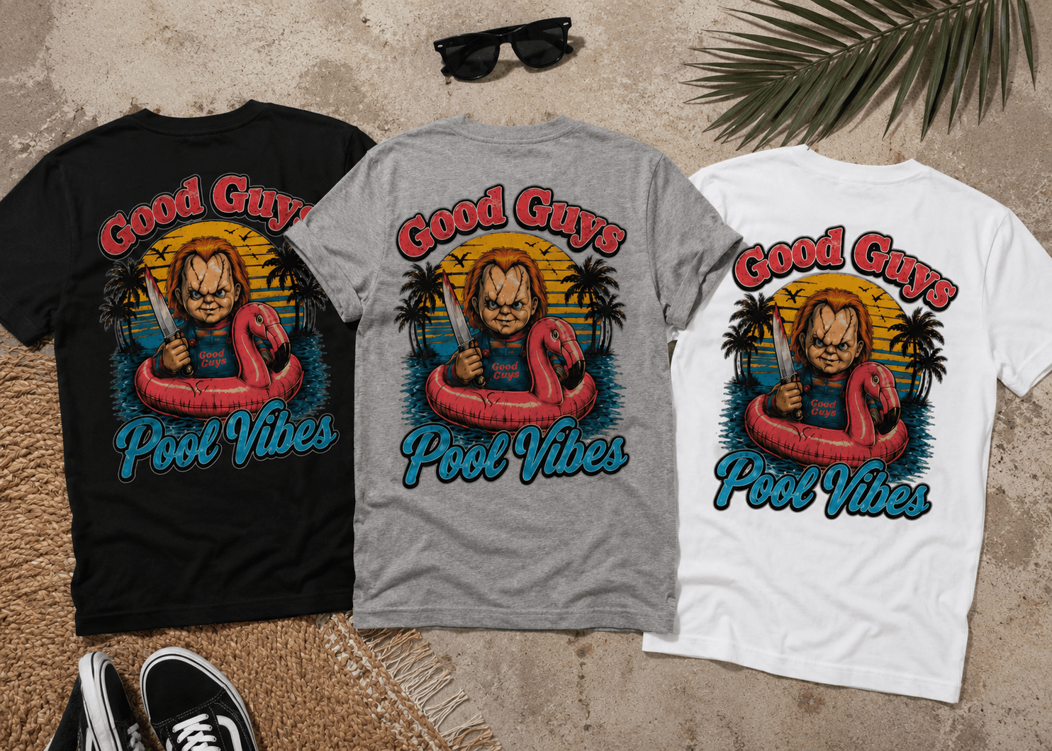 “Want to Play?” Chucky Back Image - Boo Crew Boutique