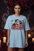 Forever Creepy Skull Couple T-Shirt — Gothic Romantic Halloween Tee - Boo Crew Boutique