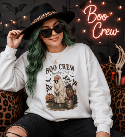 Boo Crew Country Club Crewneck Sweatshirt - Boo Crew Boutique