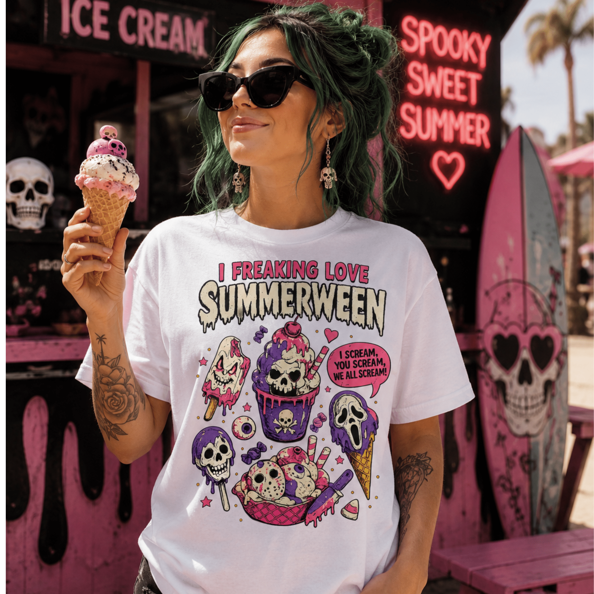 I Freaking Love Summerween T-Shirt - Boo Crew Boutique